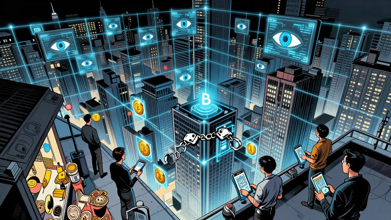 Surveillance grid tracks crypto transactions in Chinese city as people use digital yuan.