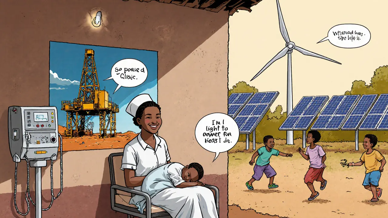 A rural clinic now powered by repurposed mining hardware runs ventilators and solar lights, bringing life-saving electricity to children.