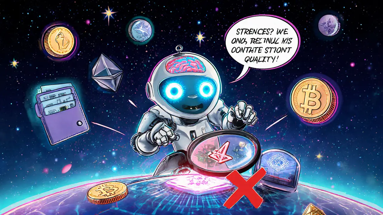 AURA, an AI robot, analyzes a wallet and reveals hidden airdrop opportunities across blockchains.