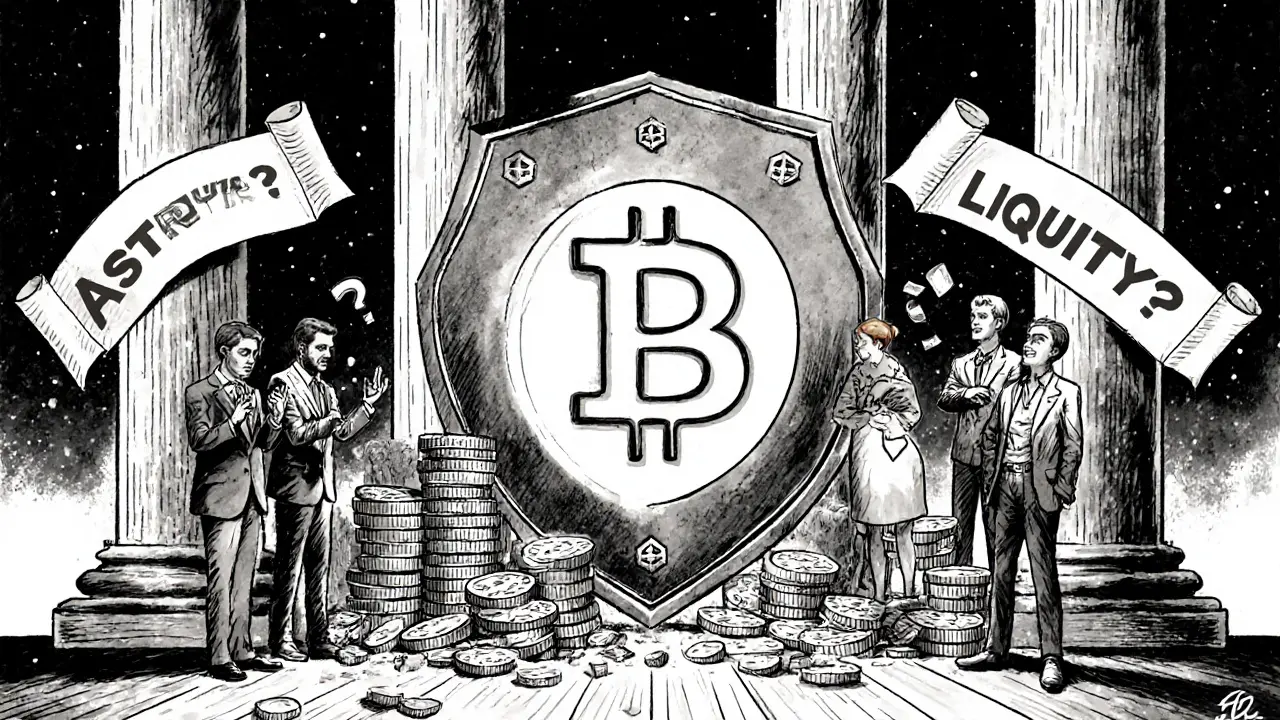 STRDY tokens act as a shield in a blockchain courtroom, with institutional investors defending the protocol against collapsing collateral.