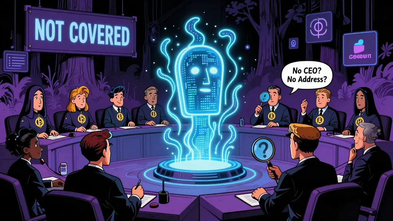 A faceless DeFi protocol stands trial before an SRO panel, highlighting the gap in regulating decentralized finance.