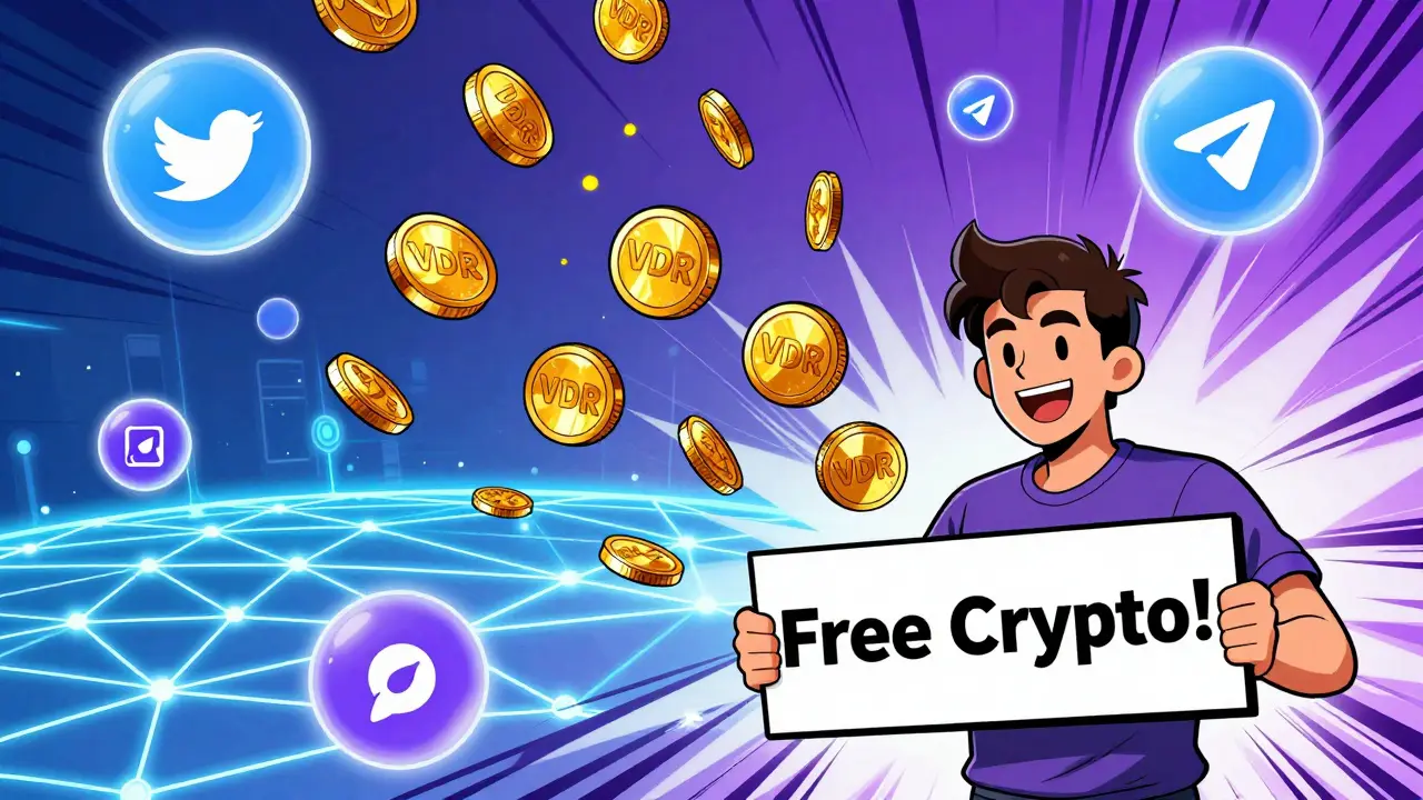 VDR Airdrop by Vodra x CoinMarketCap: How to Participate and What You Get