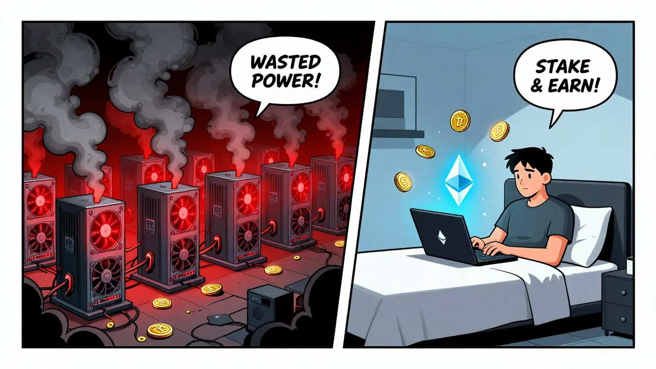 How Staking Replaces Mining in Proof of Stake Blockchains