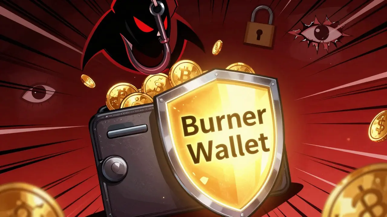 Digital wallet protected by shield against phishing attacks