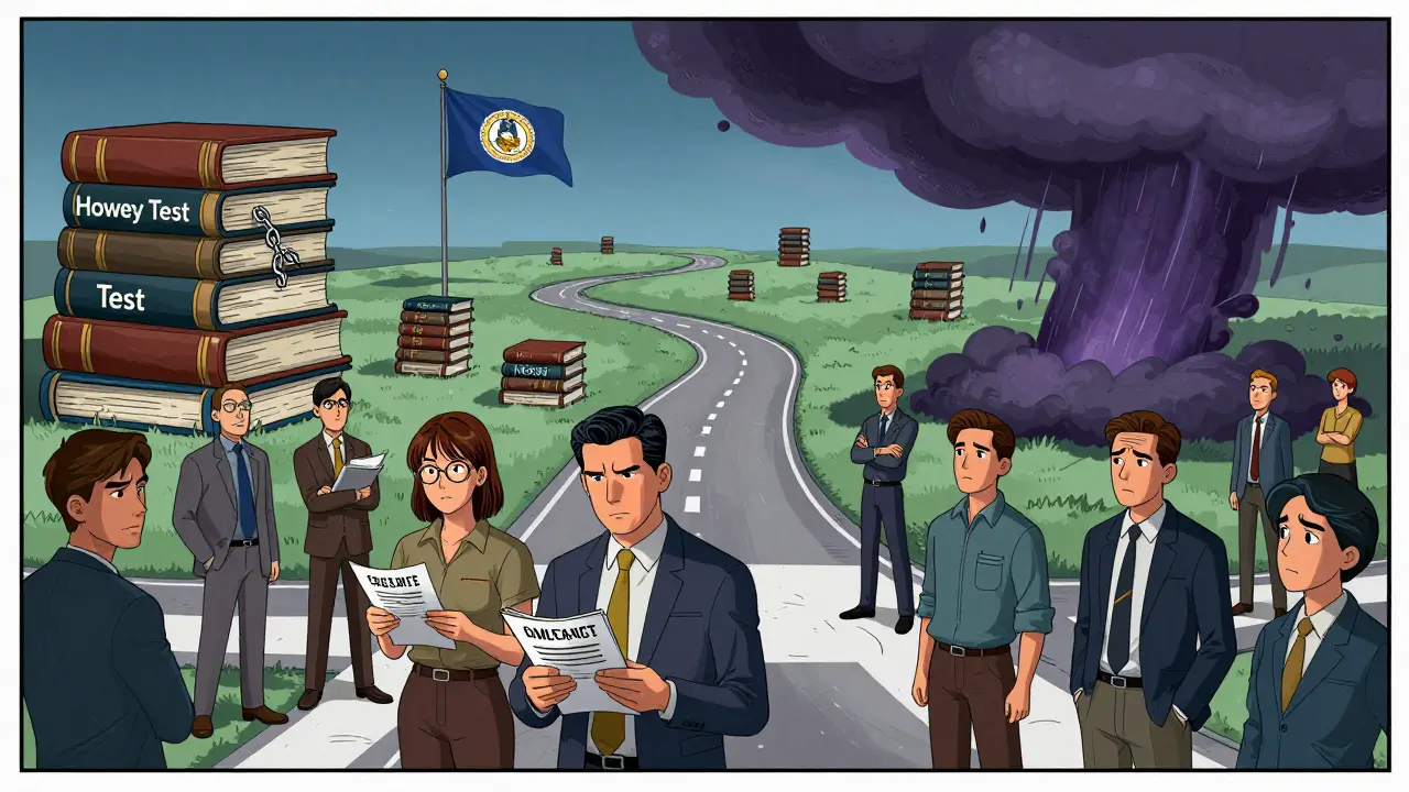 Illustration of crypto operators facing strict legal paths ahead