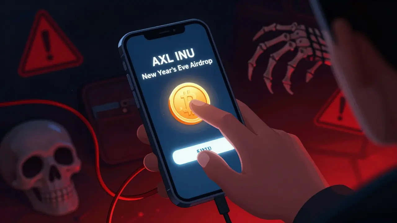 AXL INU New Year's Eve Airdrop: Critical Scam Alert & Safety Guide