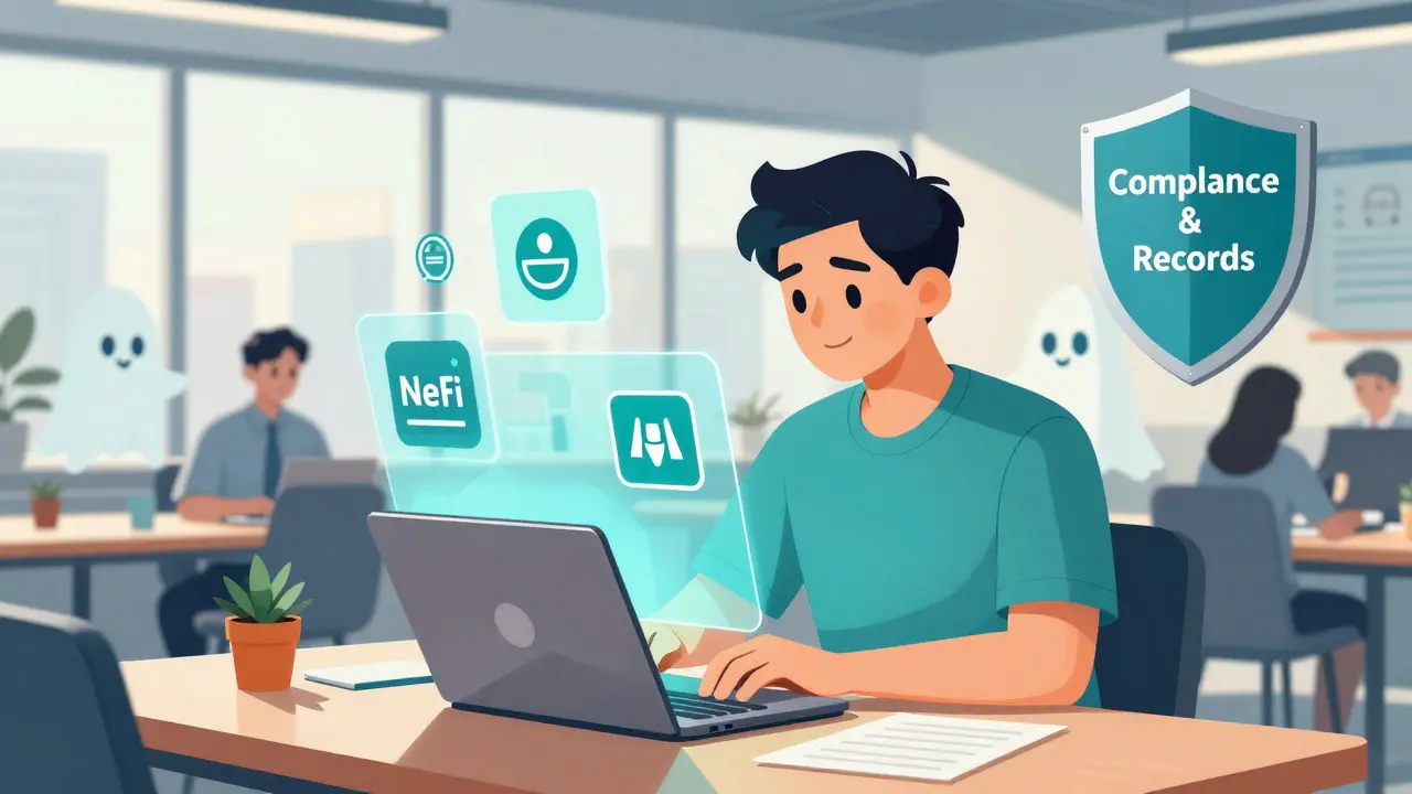 Digital nomad managing crypto compliance in low tax zone