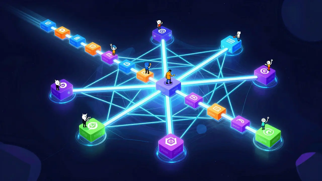 Visualizing Karlsen's BlockDAG network with decentralized GPU miners