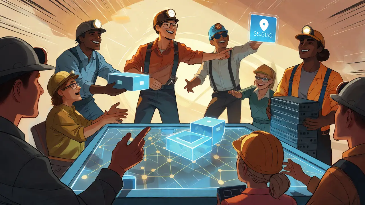 Developers and miners collaborating to upgrade the Bitcoin network