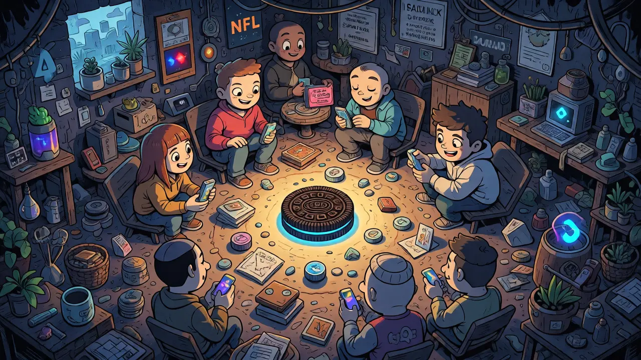 Community interacting with niche DeFi tokens