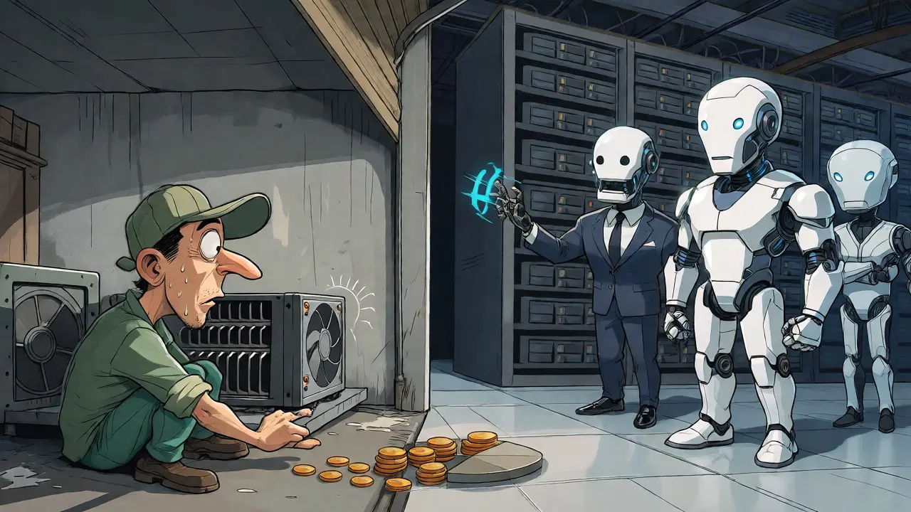 Small miner struggling against corporate mining giants